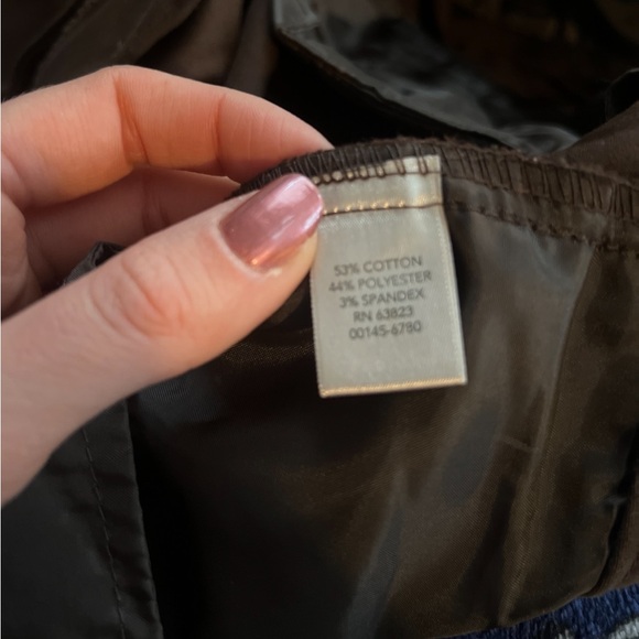 2 Pair Christopher & Banks Dress Pants Size 12 Short Brown & Black Straight leg - Picture 5 of 12